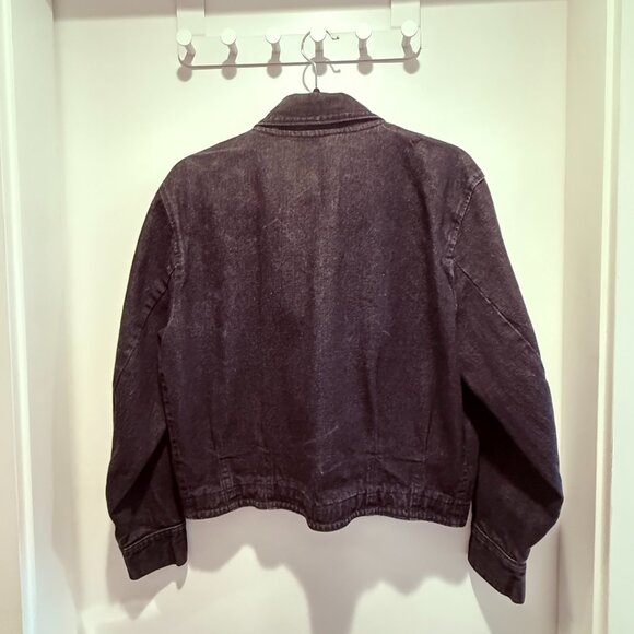 Vintage Calvin Klein Denim Bomber Jacket - Picture 2 of 4